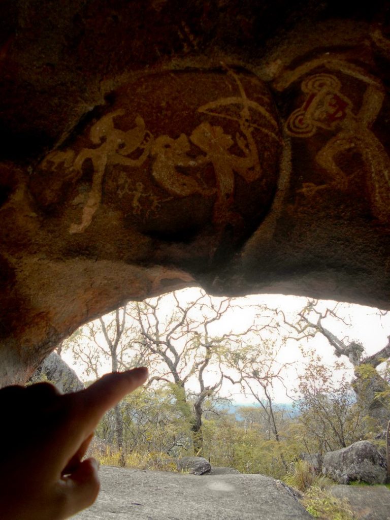 cebiles junto al sitio arqueológico La Tunita